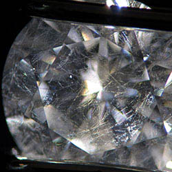 Beschichteter Diamant nach Ultraschall