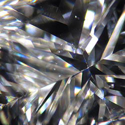 Optischer Einschluss Verdopplung in Princess Diamant